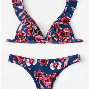 Floral/Tropical Print Bikini